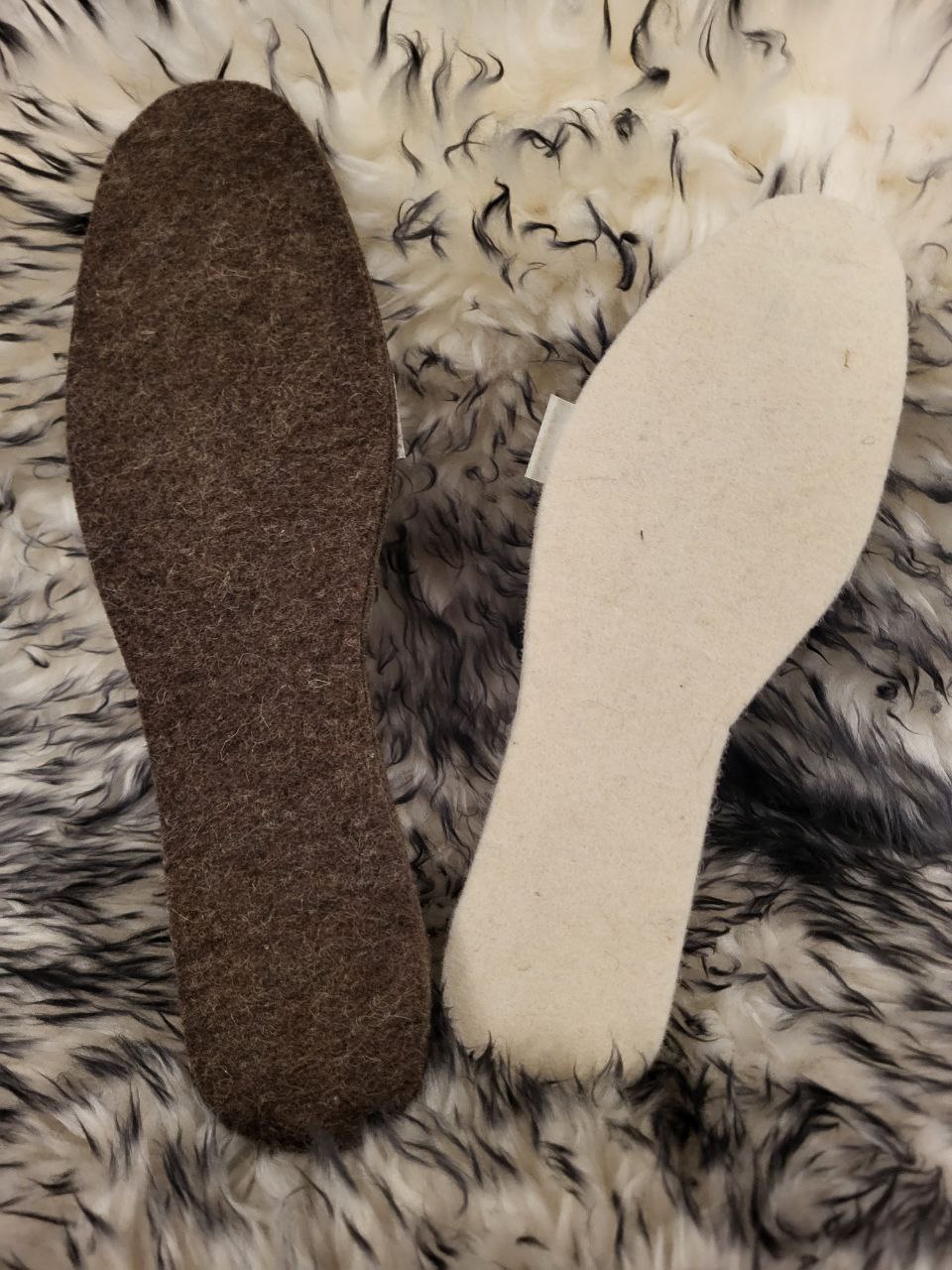 Alpaka Filz Schuheinlagen / Sohlen – Bild 2