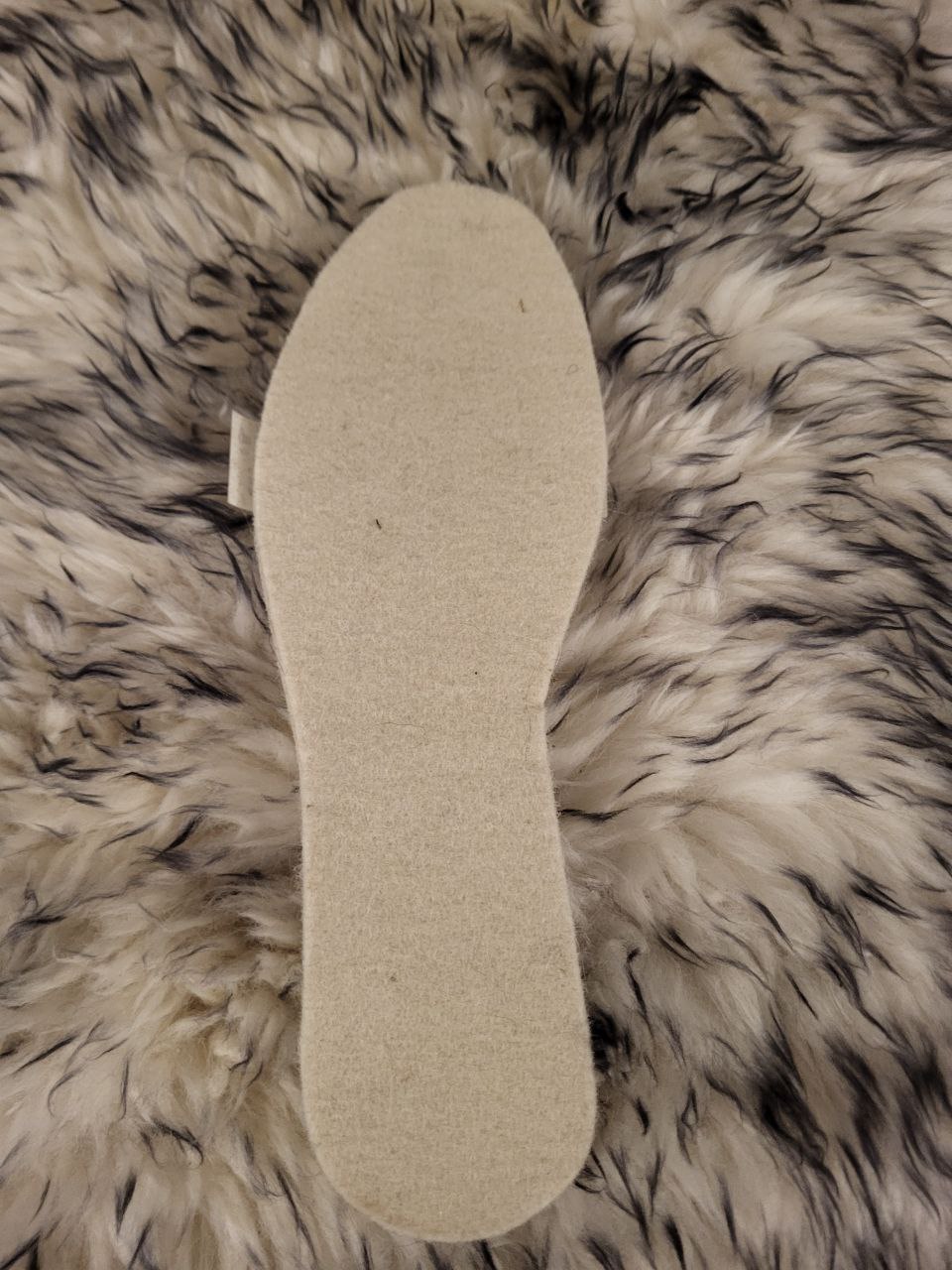 Alpaka Filz Schuheinlagen / Sohlen – Bild 4