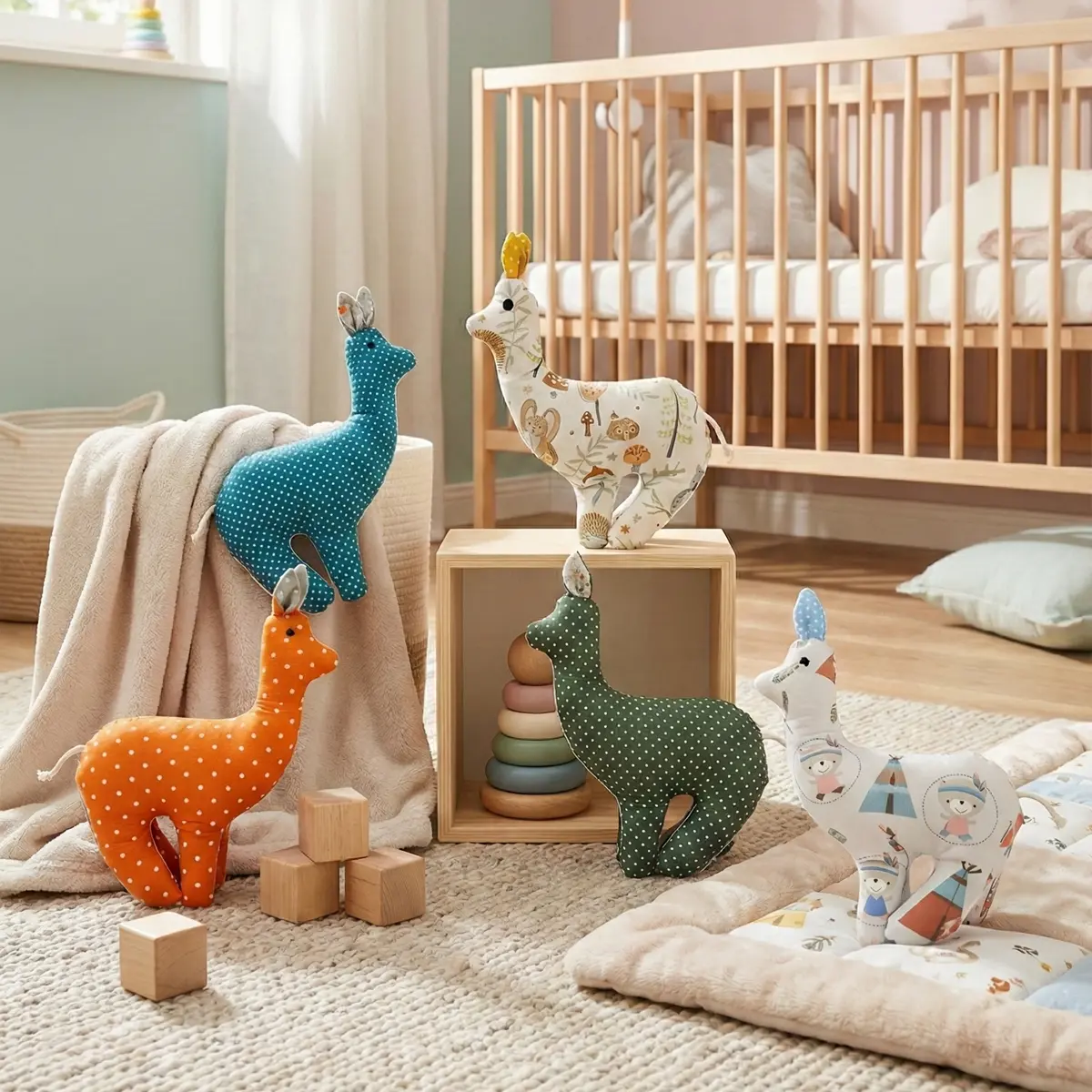 Alpaka Kuscheltier gefüllt mit eigener Alpakawolle 21 cm