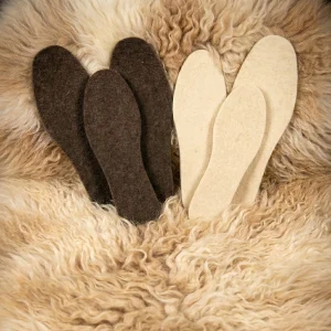 Alpaka Filz Schuheinlagen / Sohlen