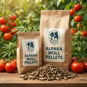 Alpaka Wollpellets Dünger