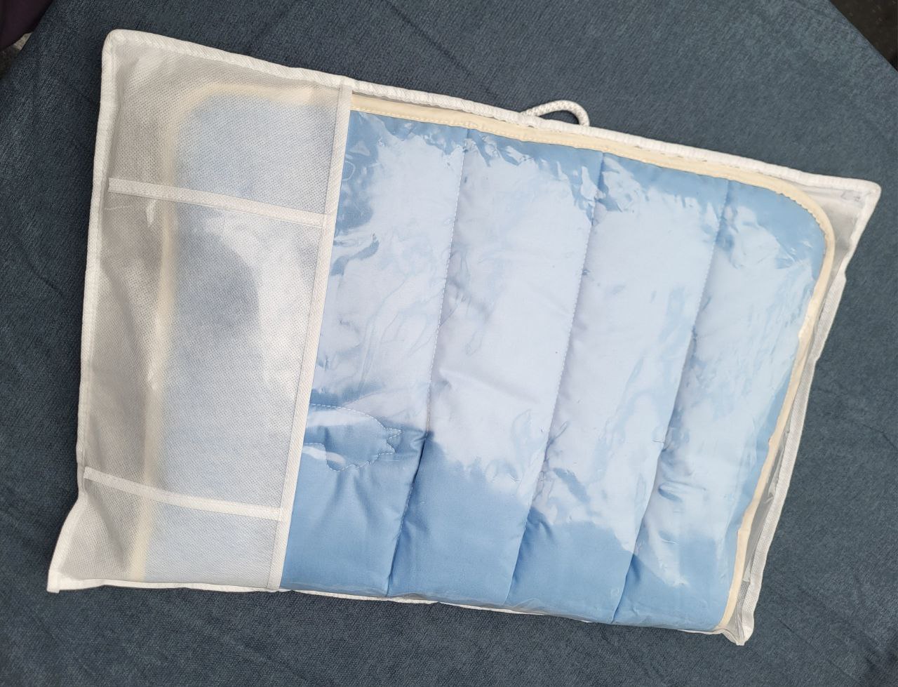 FlauschNest Hundedecke gefüllt mit eigener Alpakawolle – Bild 6